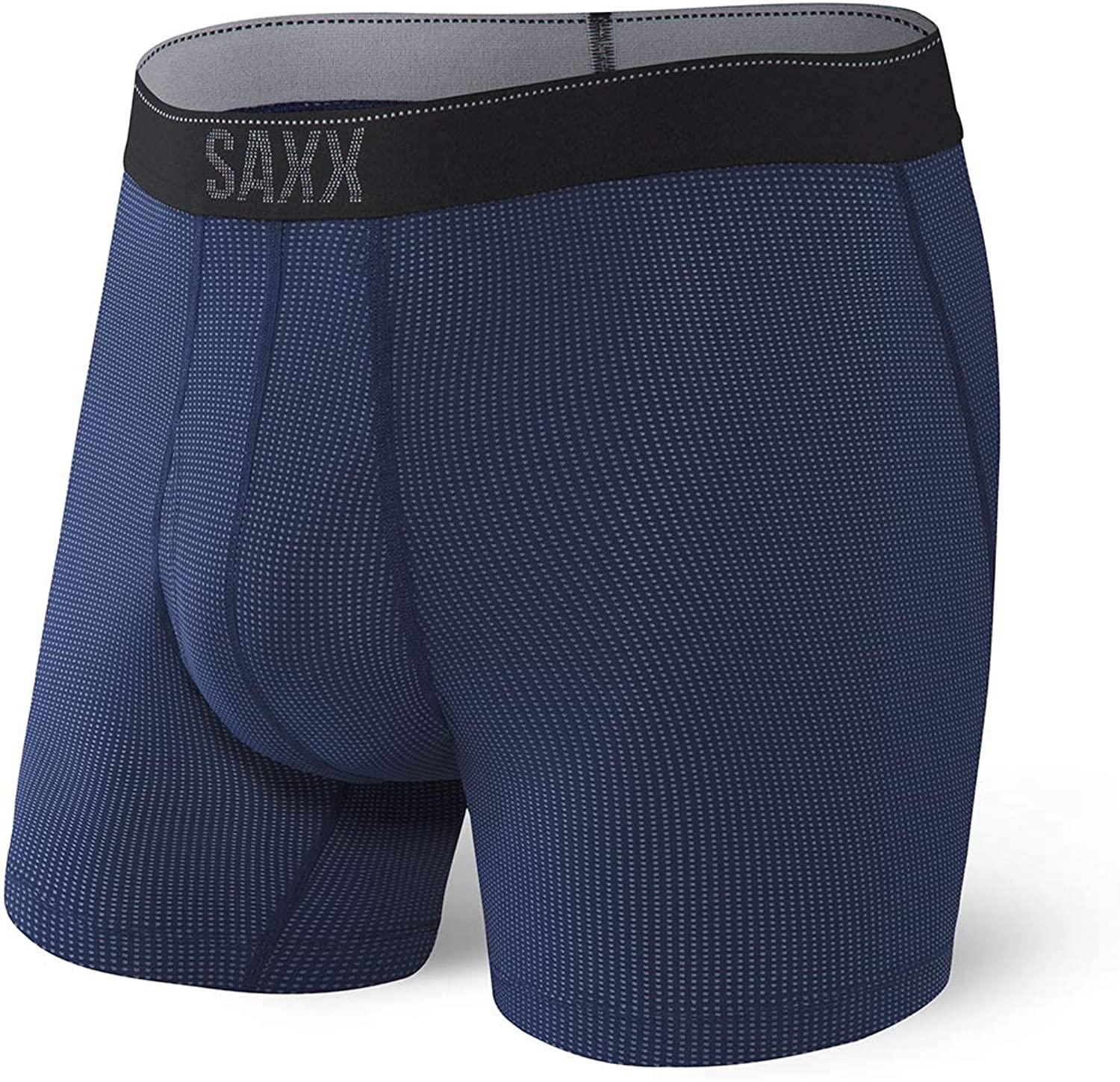 SAXX Men's Underwear – Quest Quick Dry Mesh Boxer Briefs with Built-in Pouch Support, Underwear for Men