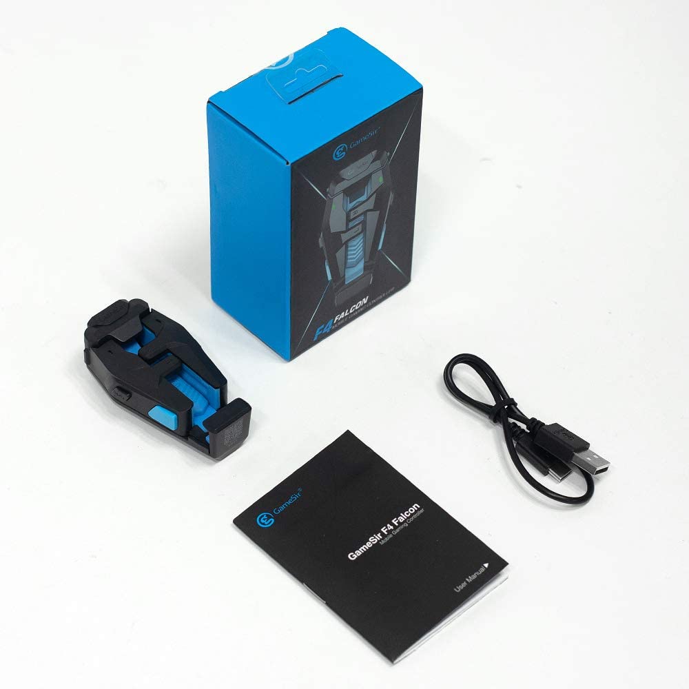 GameSir F4 PUBG Mobile Game Controlle, Mobile Gaming Trigger for Fortnite/COD/Rules of Survival, Gaming Grip Joysticks for 4.5-6.5 inch iOS Android Phone