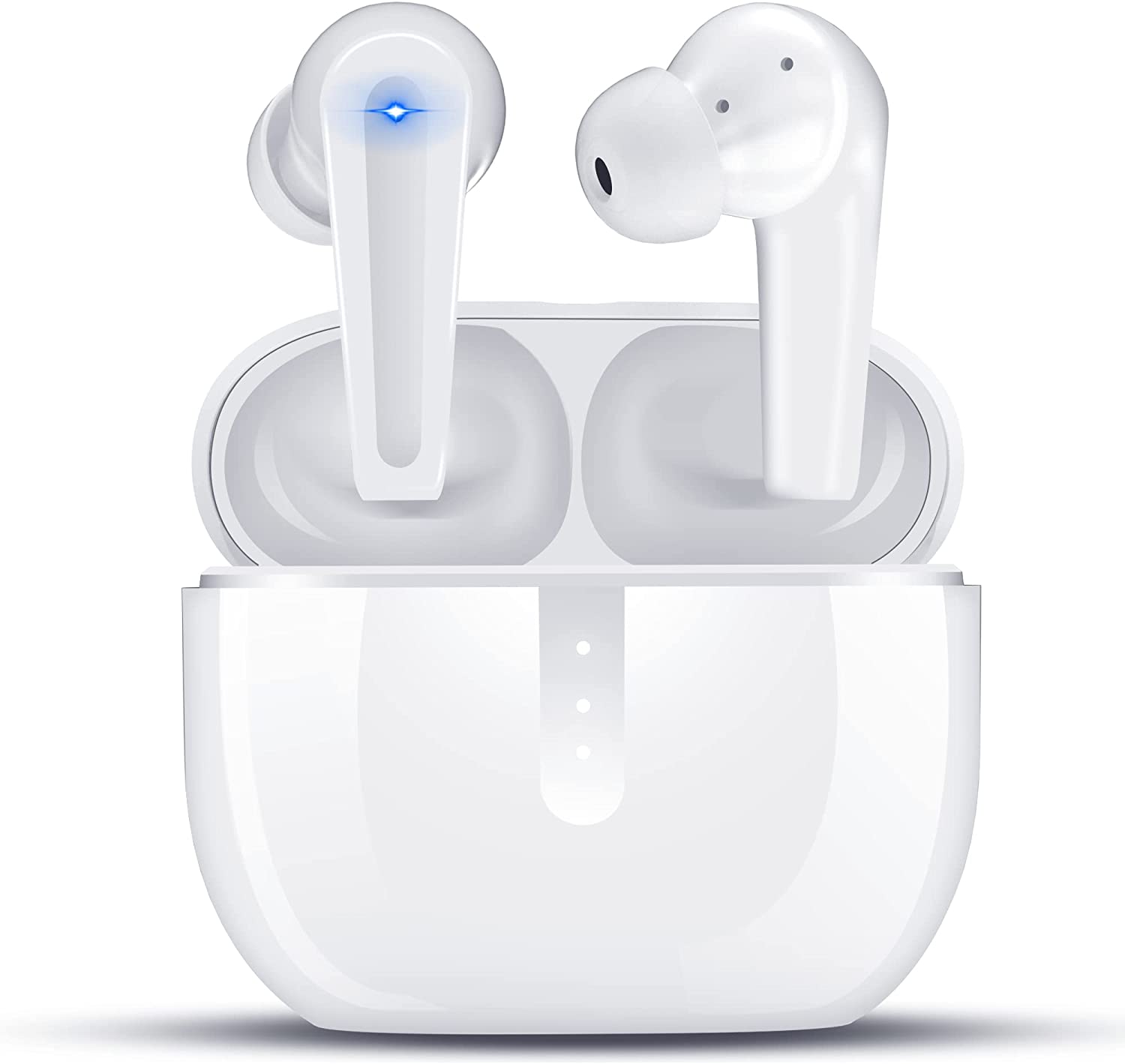 layajia Wireless Earbuds, Wireless Headphone Noise Cancelling with Bluetooth 5.1, Touch Control, 20H Playtime, IPX7 in-Ear Earphones for iPhone Android