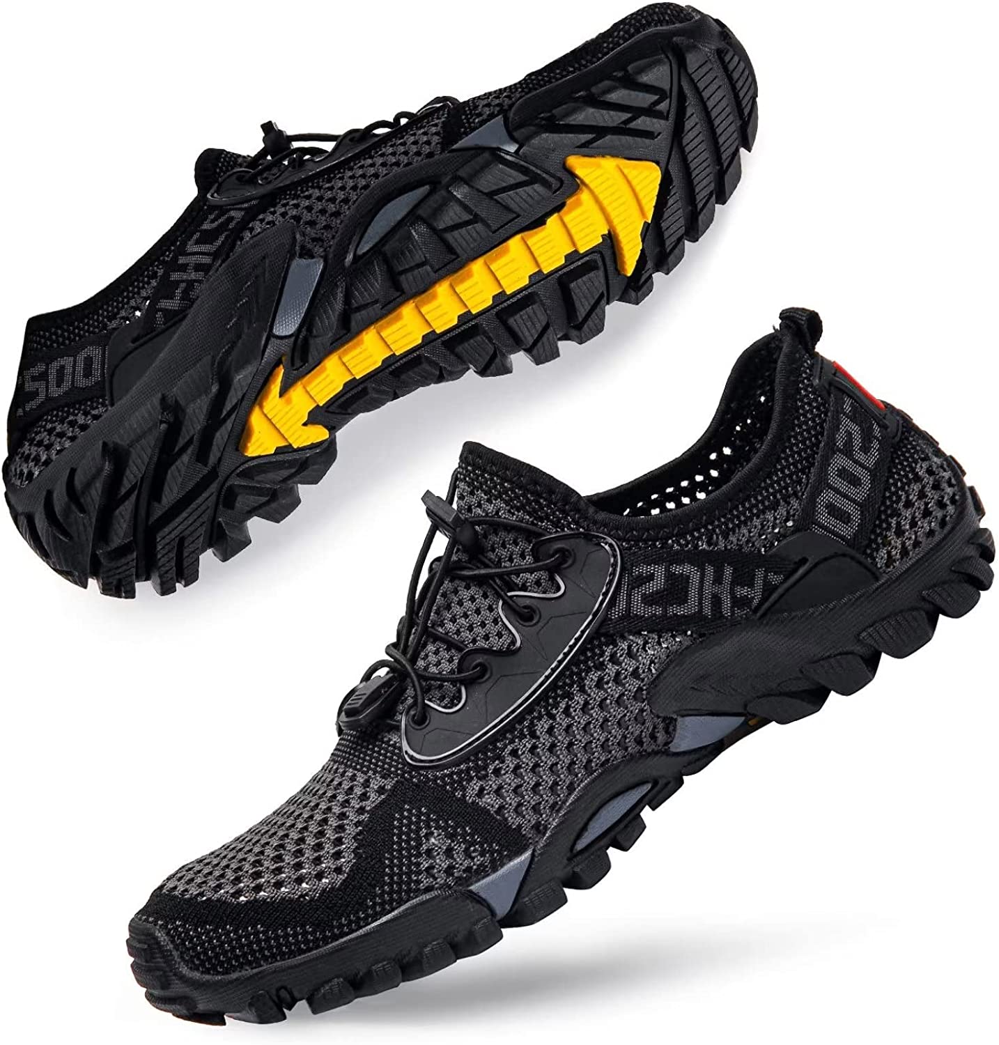 SOBASO Water Shoes Women Men Quick Drying Swim Beach Aqua Shoes for Water Sport Diving Hiking Sailing Travel