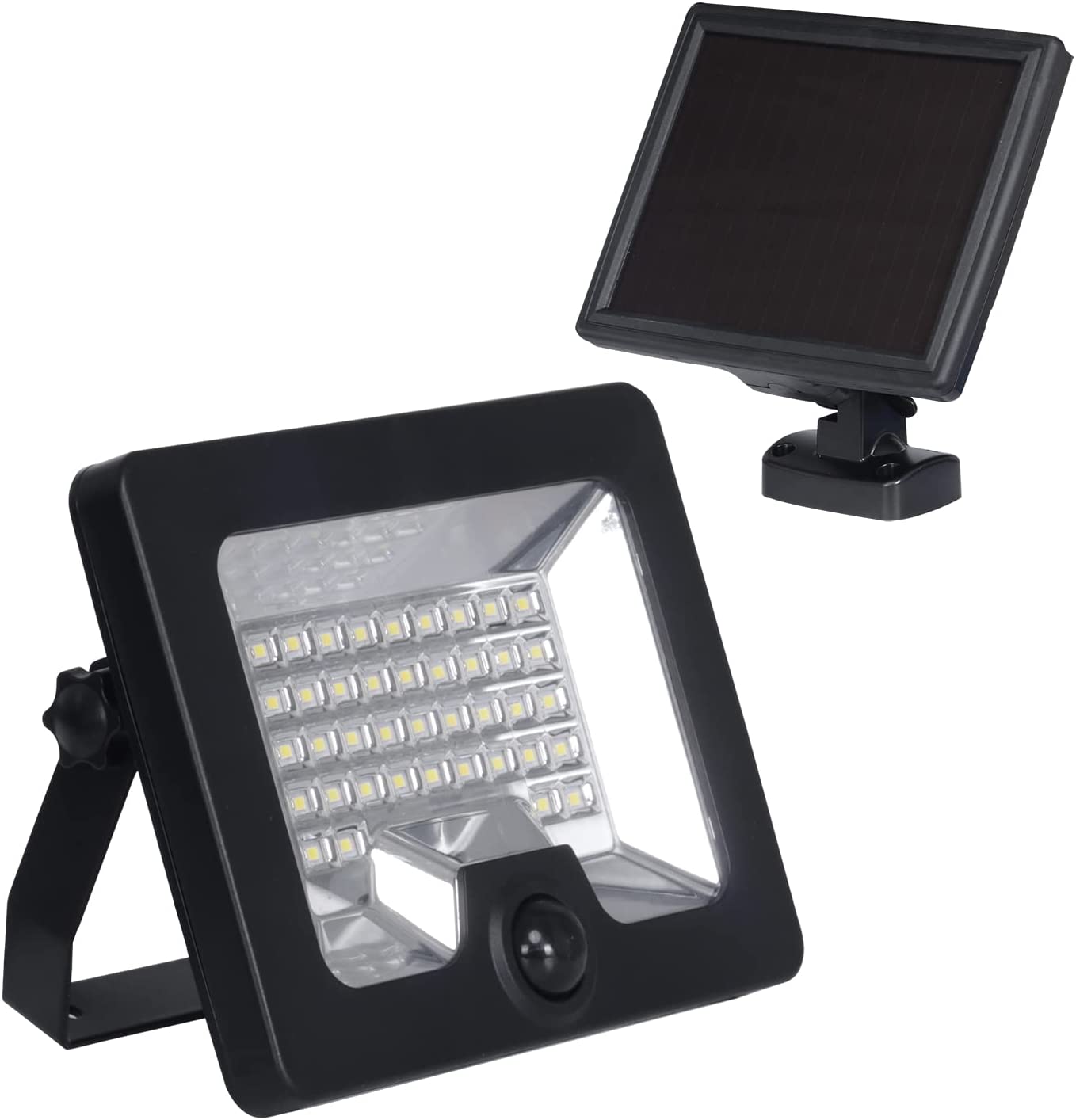 Westinghouse 1000 Lumens LED Motion Sensor Solar Lights Outdoor Bright Porch Lighting, Wall Mount Flood Light, Weather Resistant Security Light for Shed, Front Door, Patios, Garages