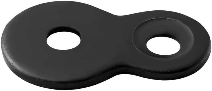 Figure 8 Fastener, Heavy Duty Table Top Fasteners, Desktop Clips Tabletop Connector Bracket (Black) (20) (20)