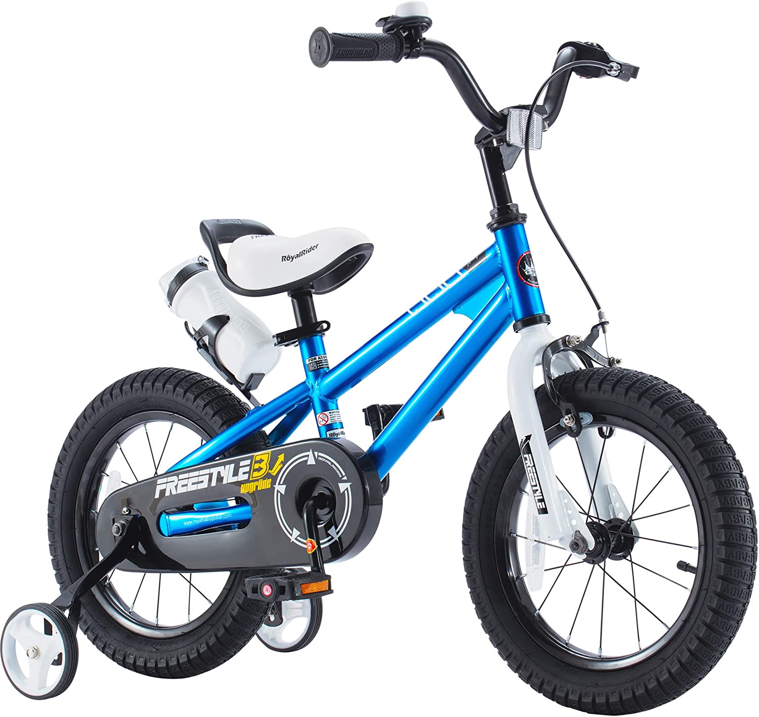RoyalBaby Freestyle Kids Bike 12 14 16 18 20 Inch Bicycle for Boys Girls Ages 3-12 Years, Multiple Color Options