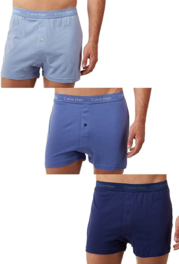 Calvin Klein Men's Cotton Multi-Pack Knit Boxers