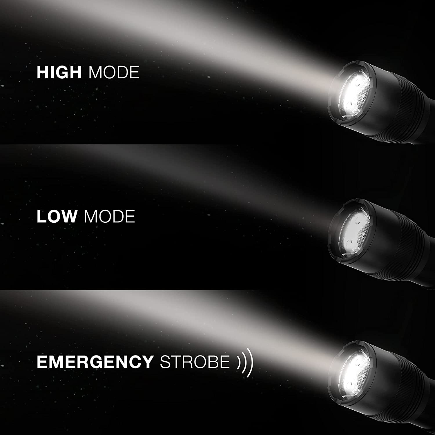 Energizer TAC R 1000 LED Tactical Flashlight, Bright Rechargeable Flashlight for Emergencies and Camping Gear, Water Resistant Flashlight, USB Included, Pack of 1, Black