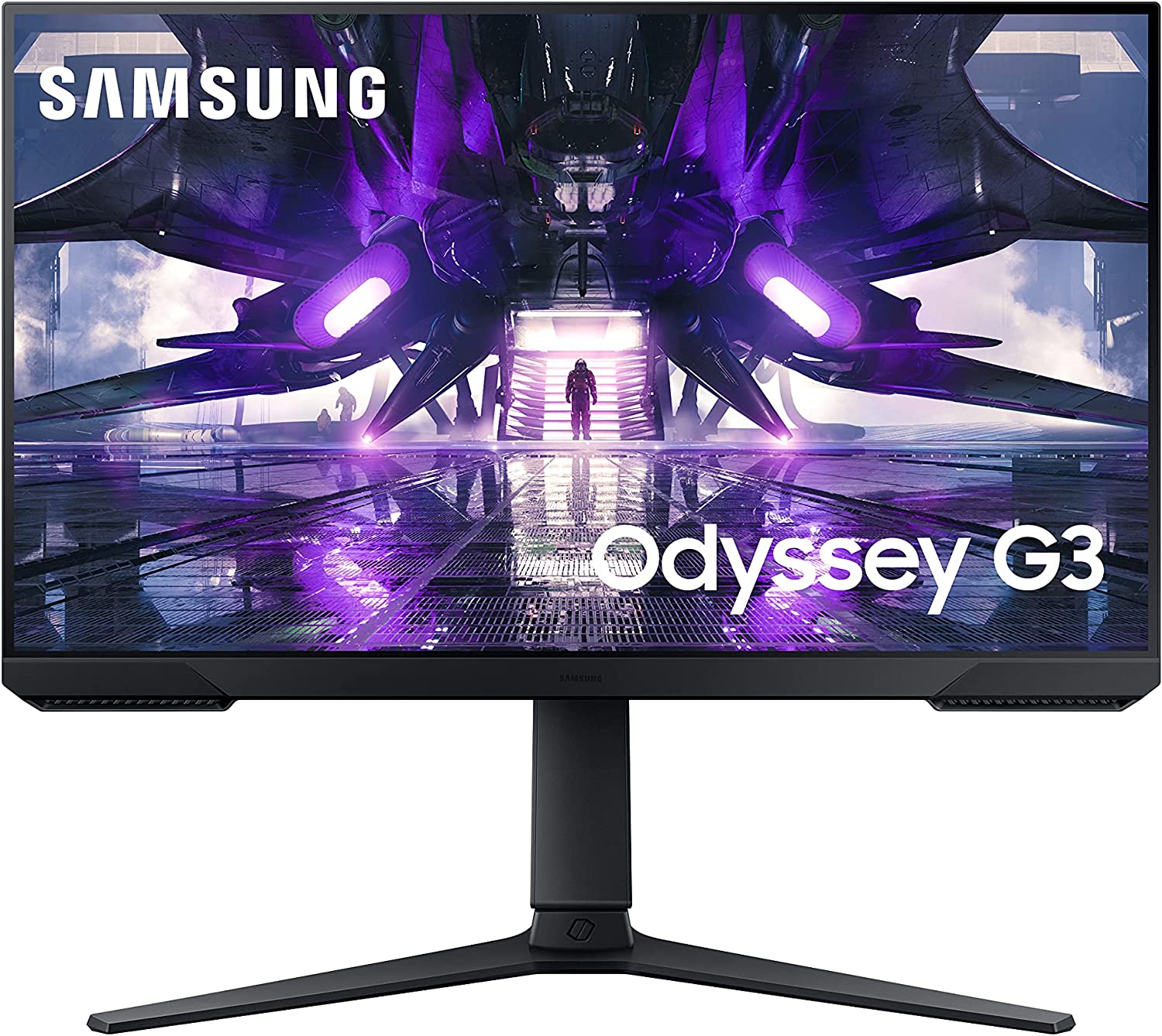 SAMSUNG Odyssey G3 24-Inch Gaming Monitor, 144hz Monitor, HDMI Monitor, Vertical Monitor, FHD Monitor, AMD FreeSync Premium, G30A (LS24AG302NNXZA)