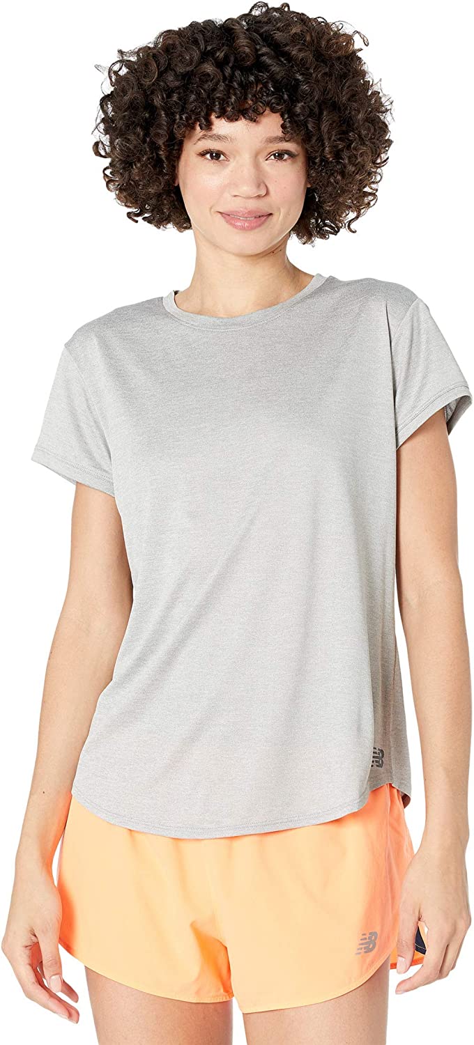 New Balance Women's Sport Core Heather Short Sleeve