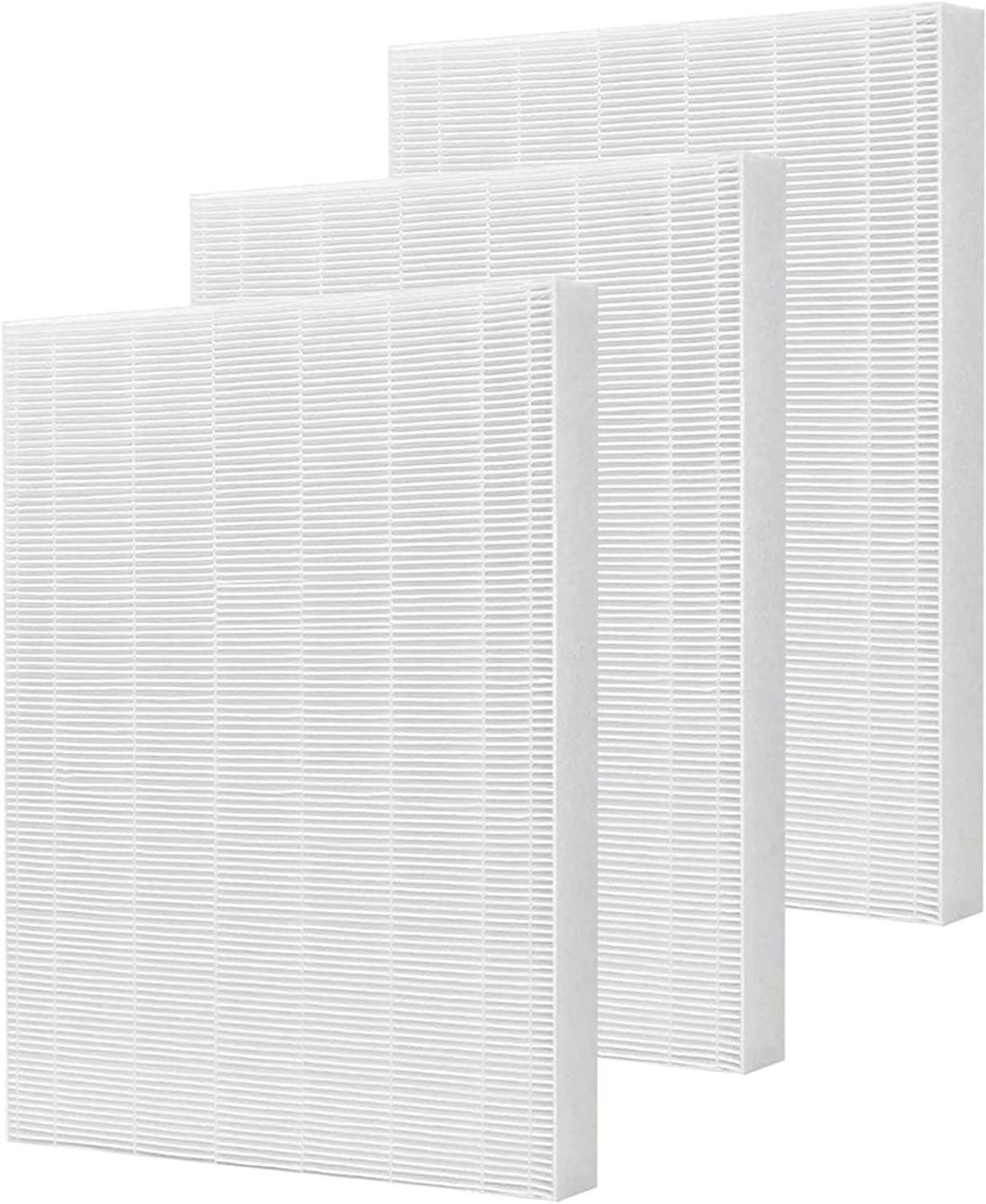 C545 True HEPA Replacement Filter S Compatible with Winix C545 Air Purifier, Replaces Winix S Filter 1712-0096-00, 3 Pack HEPA Filtrer only