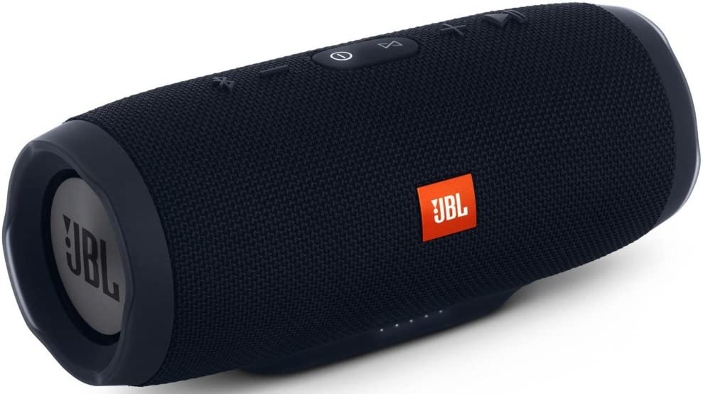 JBL Charge 3 Waterproof Portable Bluetooth Speaker (Black), 1