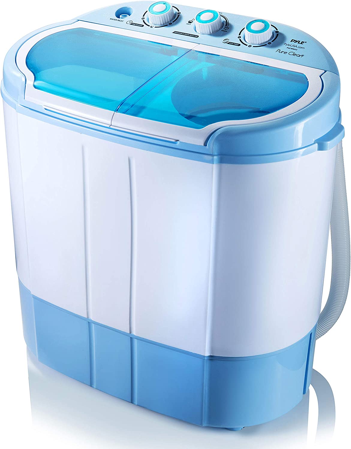 Electric Portable Washing Machine & Spin Dryer Compact Durable Design To Wash All your Laundry Twin Tub Washer for Apartments, Dorms, College Rooms, RV Camping Swim Suit Spinner Dryer