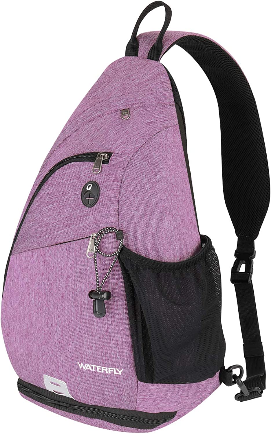 WATERFLY Sling Bag Crossbody Backpack: Over Shoulder Daypack Casual Cross Chest Side Pack