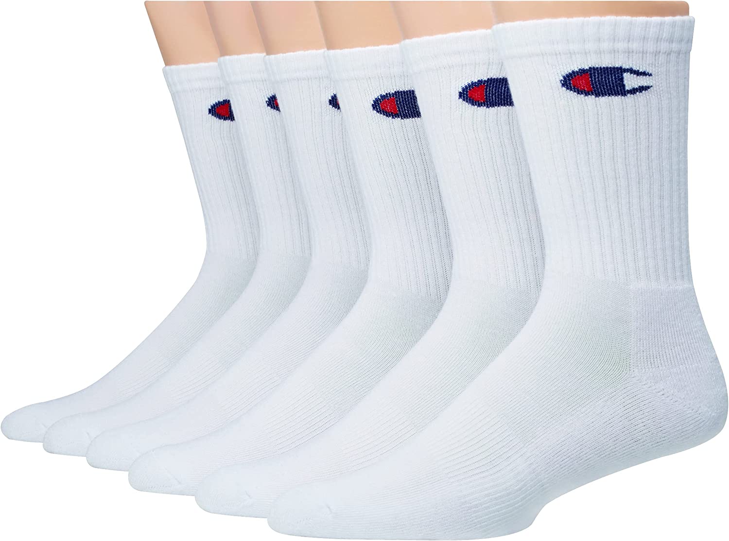 Champion mens Men's Crew Sock 6 Pack With Gift Box