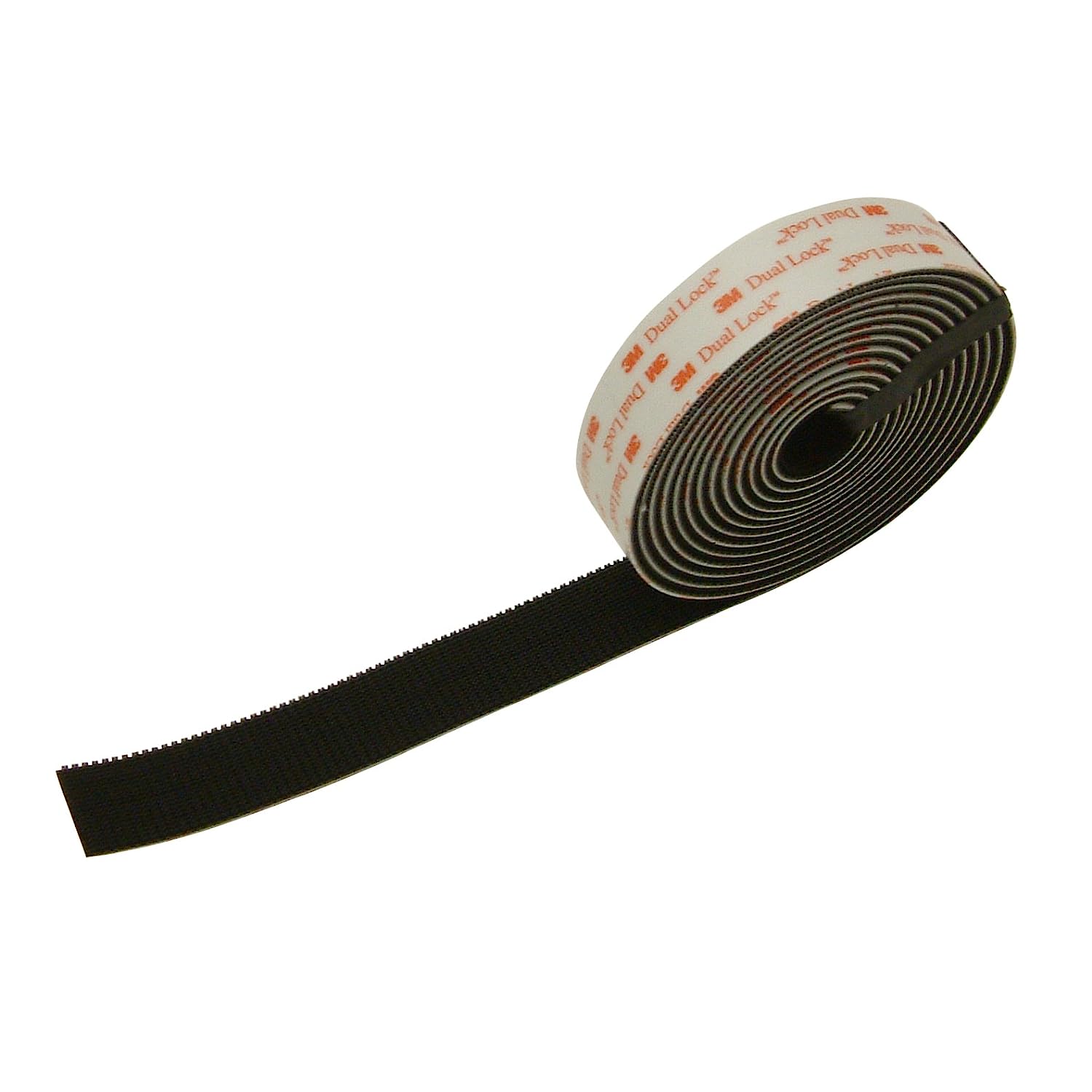 3M SJ3551 Dual Lock Type 400 Reclosable Fastener [black/acrylic adhesive]: 1 in. x 10 ft. (Black)