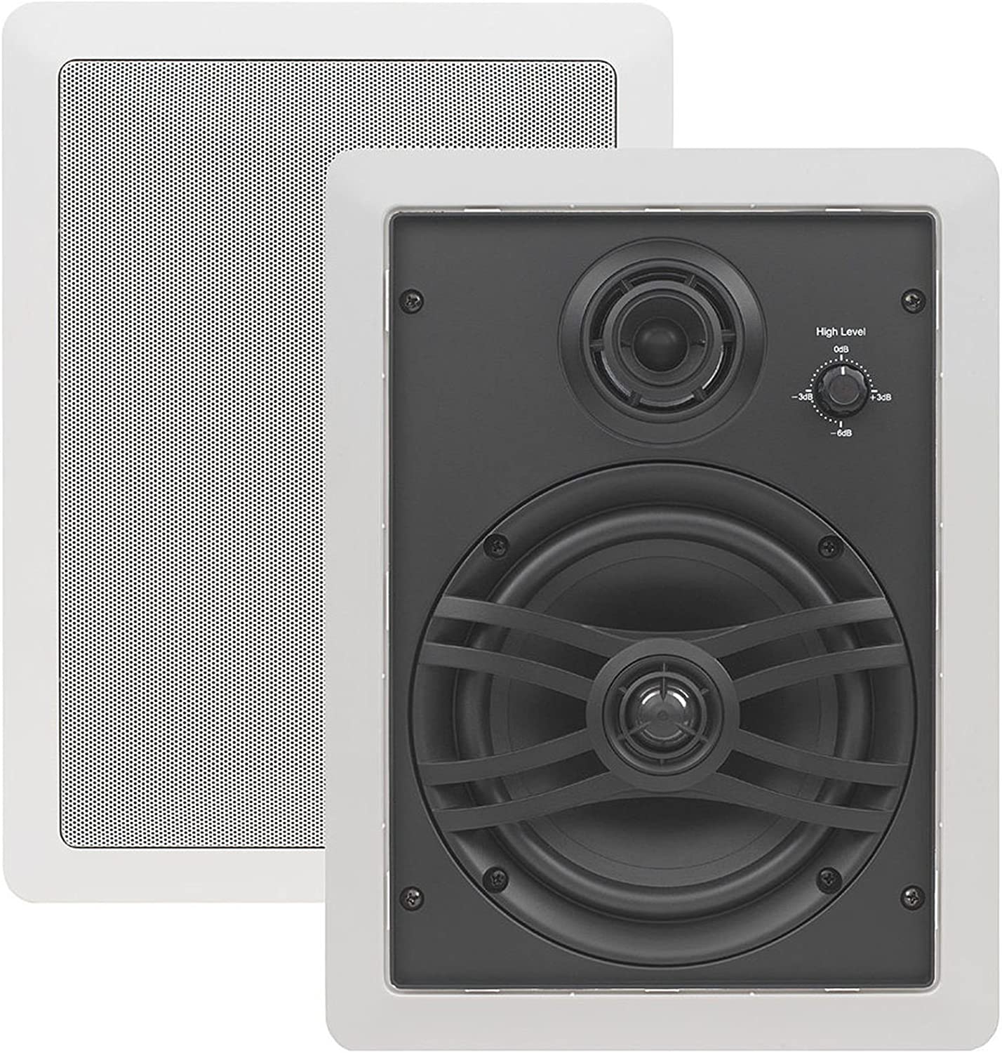 Yamaha NS-IW470 3-Way In-Wall Speaker For Custom Install (White, Pair)