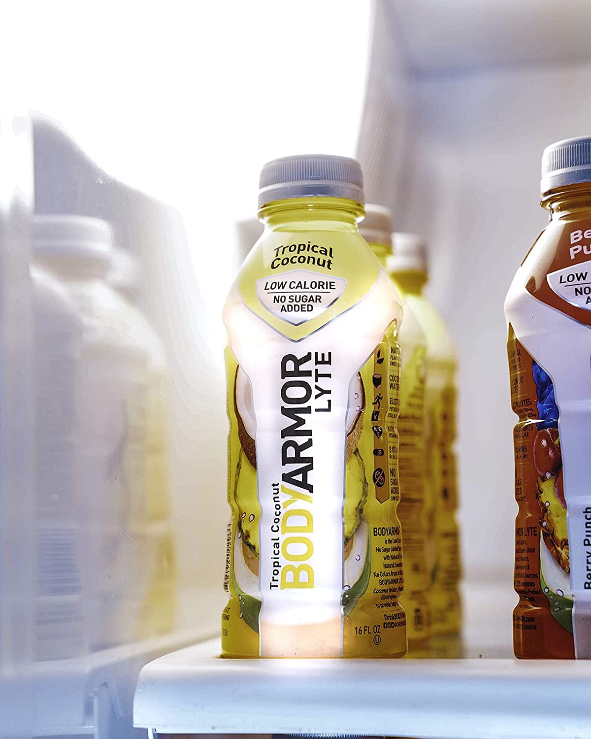 BODYARMOR LYTE Sports Drink Low-Calorie Sports Beverage, Tropical Coconut, Natural Flavors With Vitamins, Potassium-Packed Electrolytes, Perfect For Athletes, 16 Fl Oz (Pack of 12)d Electrolytes， Perf