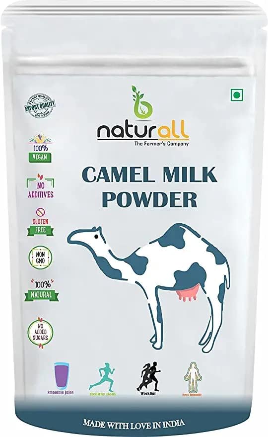 DIGJAM Camel Milk Powder | Freeze Dried, Gluten Free, No Additives, No Preservatives - 100 GM by B Naturall