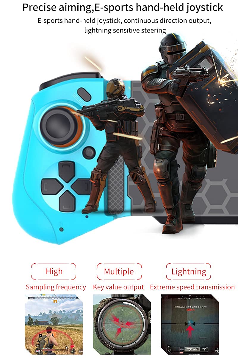 Joso Mobile Game Controller for iPhone, Android, PC, Phone Controller Joystick for iPhone 14 13 12 Pro Max, iPad, Tablet, Galaxy S22 Ultra, COD Mobile, Genshin Impact, Cloud Gaming - Direct Play