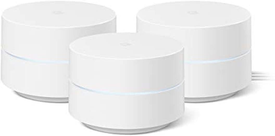 Google Wifi - AC1200 - Mesh WiFi System - Wifi Router - 4500 Sq Ft Coverage?- 3 pack