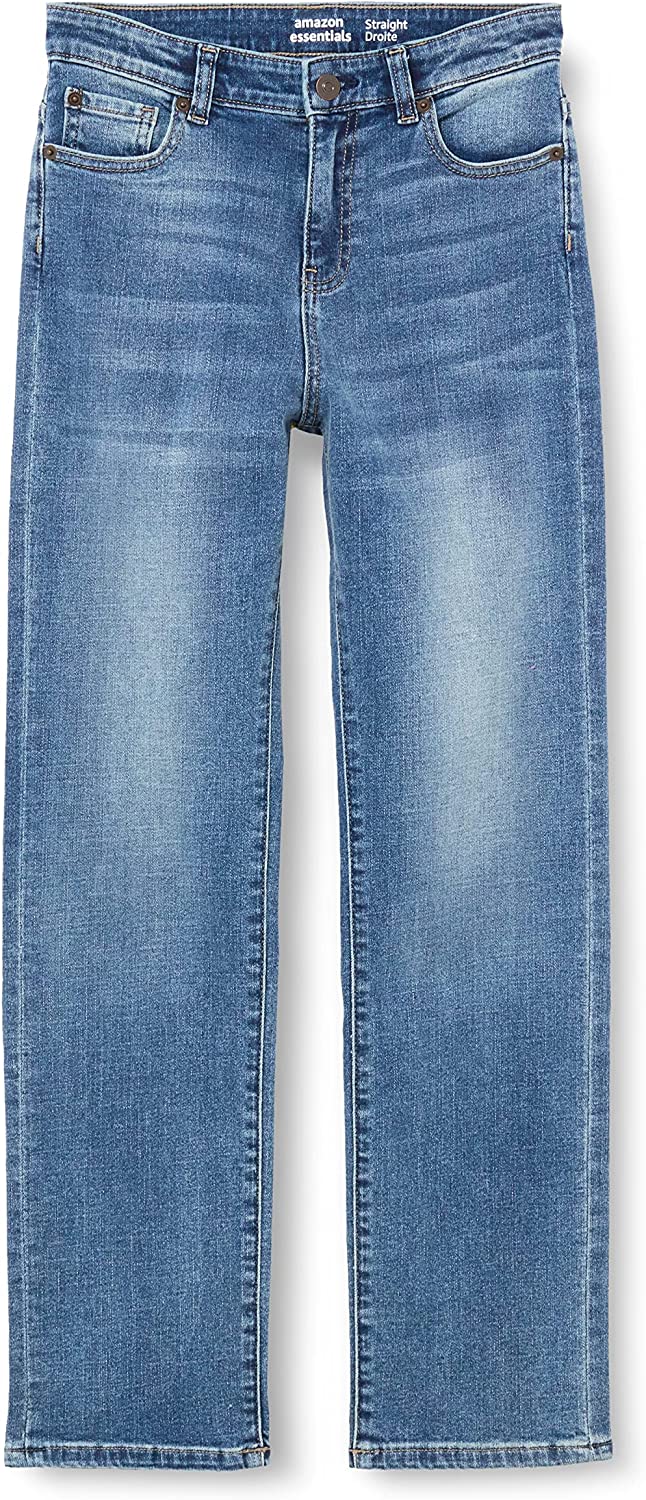 Amazon Essentials Boys' Regular Straight-Fit Jeans